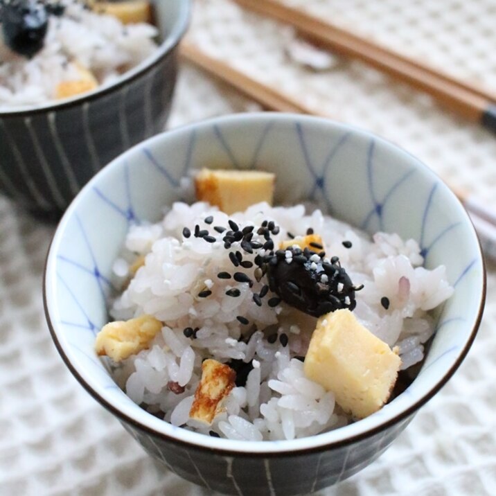 残った黒豆と伊達巻deおせちリメイクごはん!